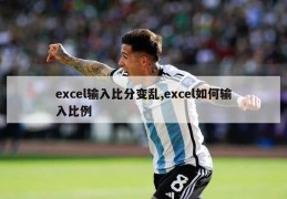 excel输入比分变乱,excel如何输入比例