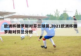 欧洲杯俄罗斯对芬兰球员,2021欧洲杯俄罗斯对芬兰分析